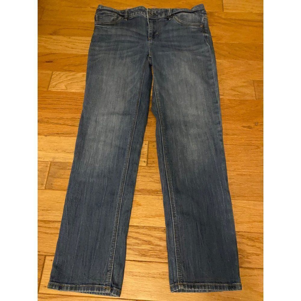 White House Black Market women's "The Slim Crop" mid -rise, straight leg jeans 6